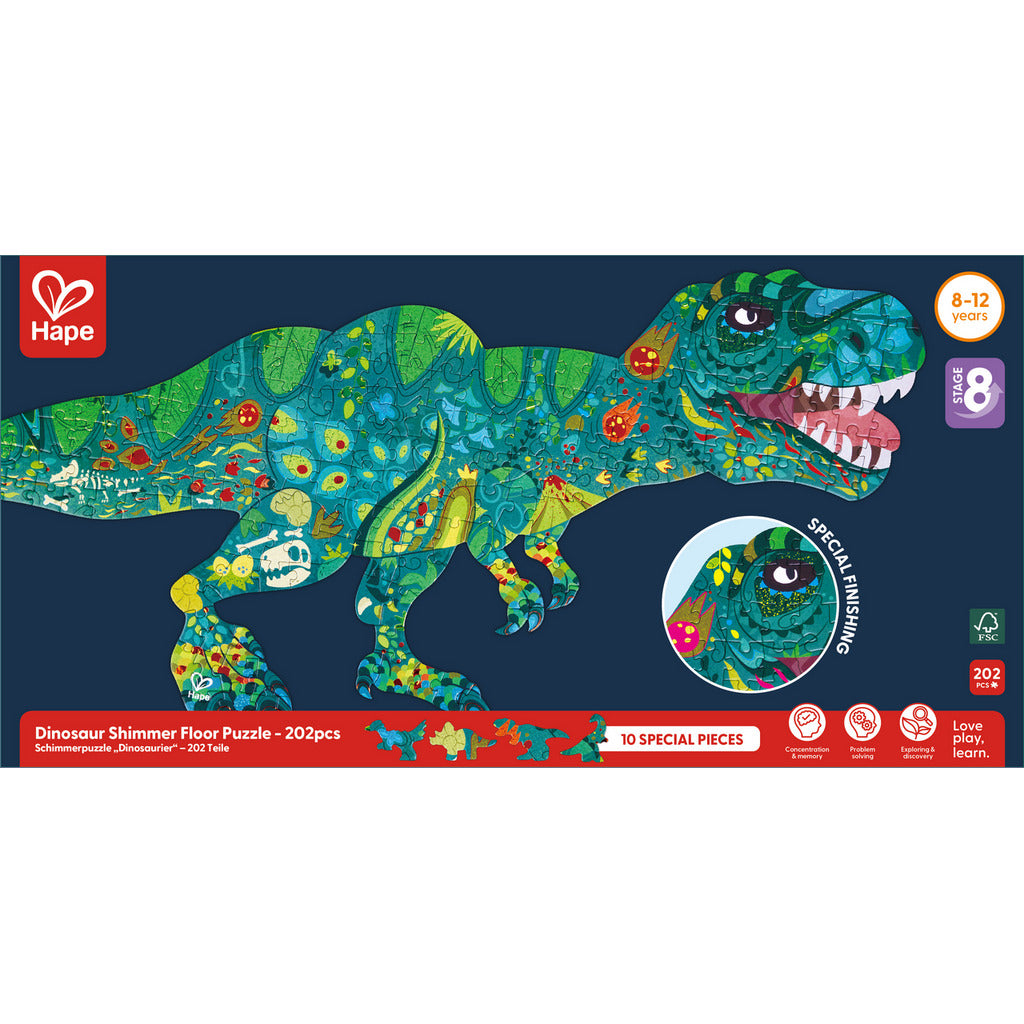 Puzzle dinosauro - 200 pezzi - Hape