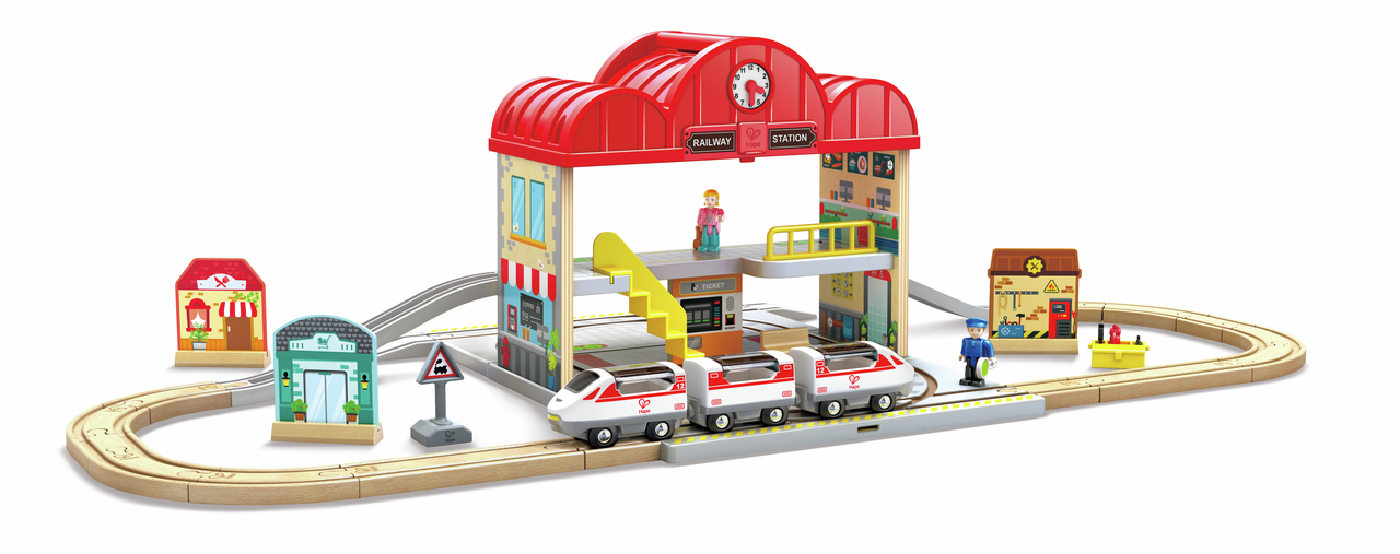 Set stazione ferroviaria portatile - Hape