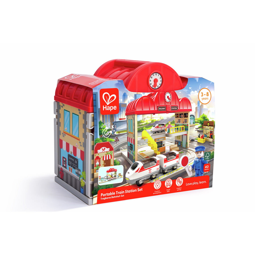 Set stazione ferroviaria portatile - Hape