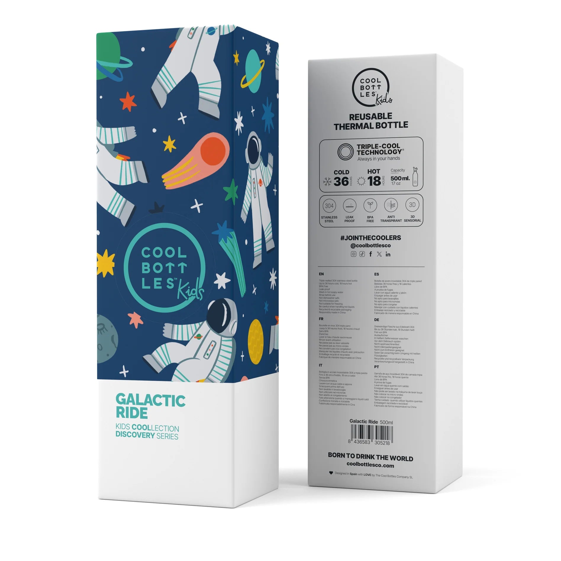 Borraccia Galactic Ride 500ml - Cool Bottles