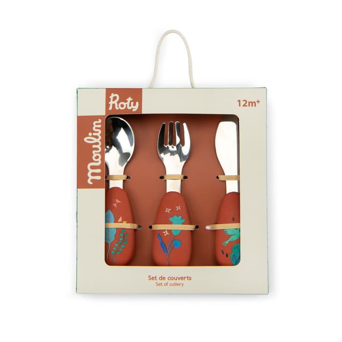 Set tris posate La Foresta Mawa - Moulin Roty