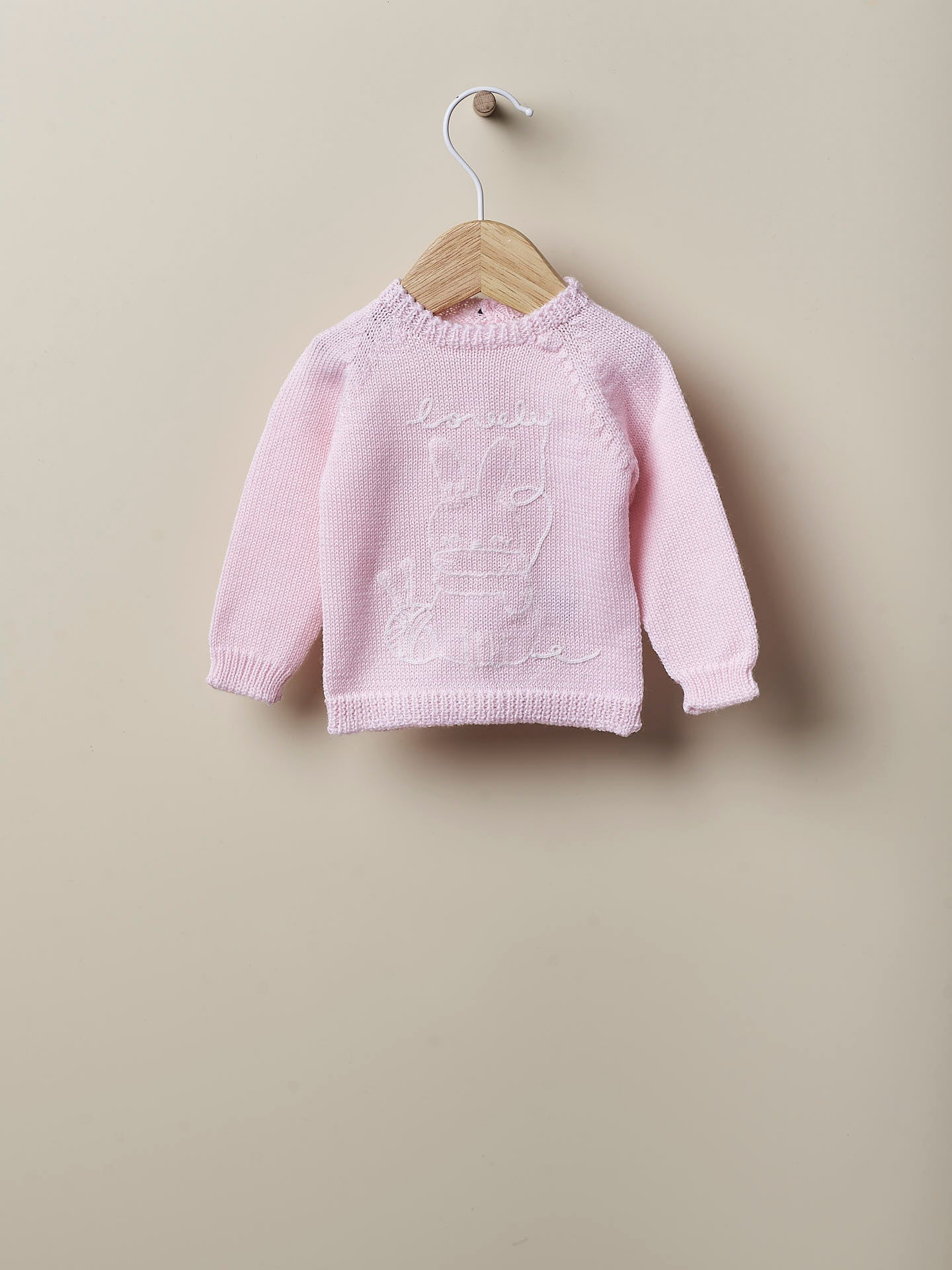 Salopette e maglioncino rosa 3 e 6 mesi - WEDOBLE