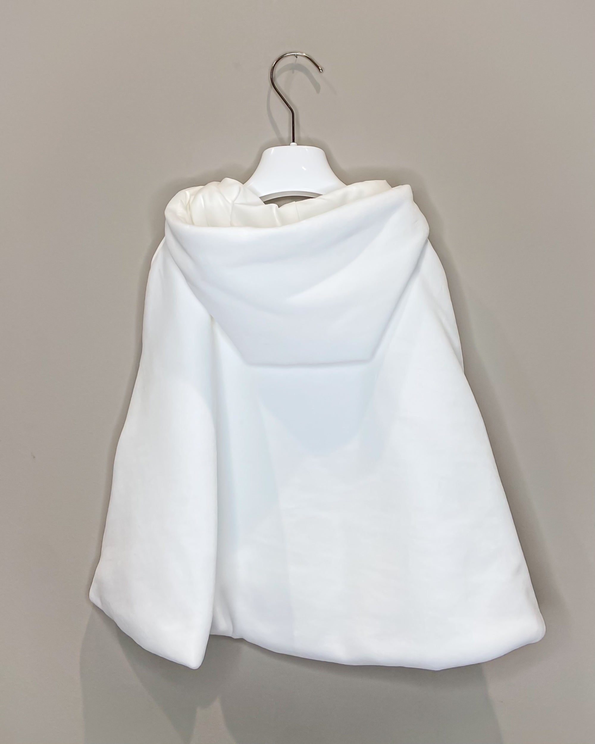 Mantellina bianca con Cappuccio - Ninnaoh