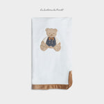 Coperta Panna con Orso - La Sartoria Dei Piccoli