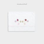 Lenzuolino con Fiori Ricamati - La Sartoria Dei Piccoli