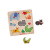 Puzzle in legno con 5 animali - Moulin Roty