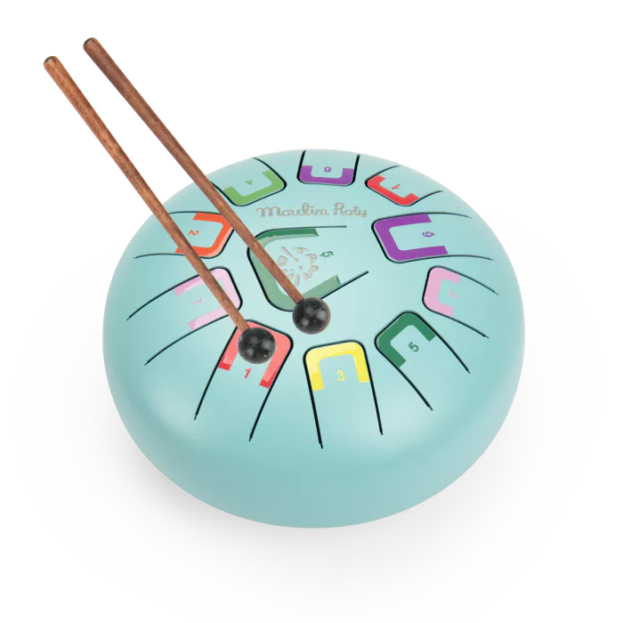 Tamburo con linguette Puce&Pilou - Moulin Roty