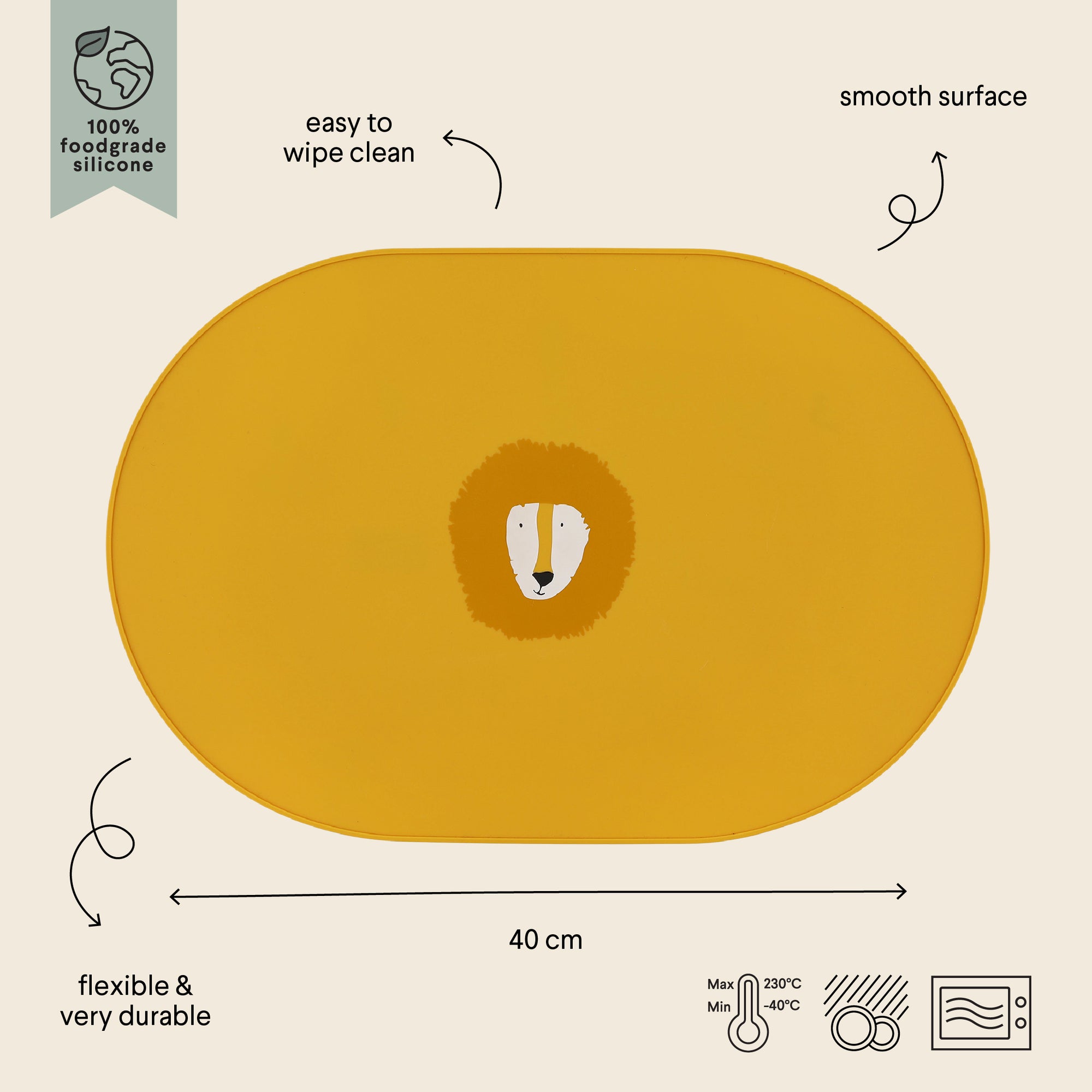 Tovaglietta in silicone Mr. Lion - Trixie