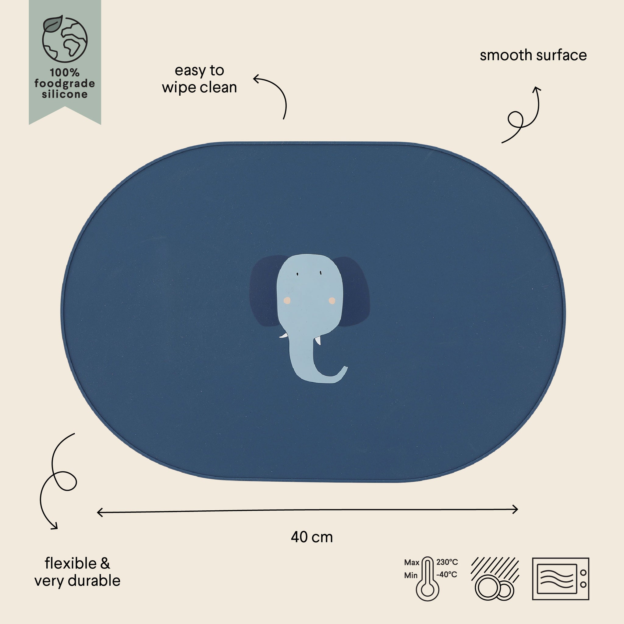 Tovaglietta in Silicone Mrs. Elephant - Trixie