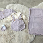 Completo in cotone organico lilla - Wedoble