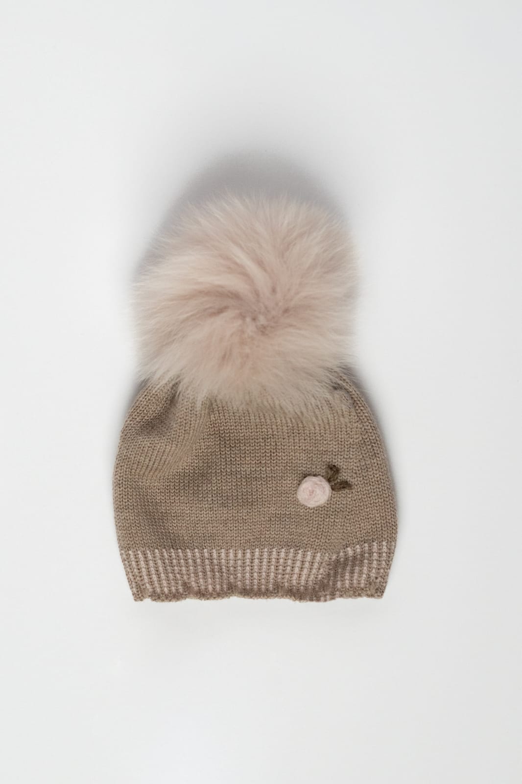 Cappello in lana pompon - Marlù