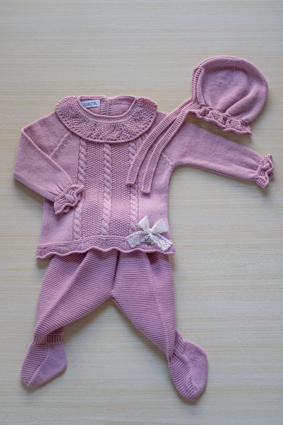 Completino 3 pezzi rosa - Juliana