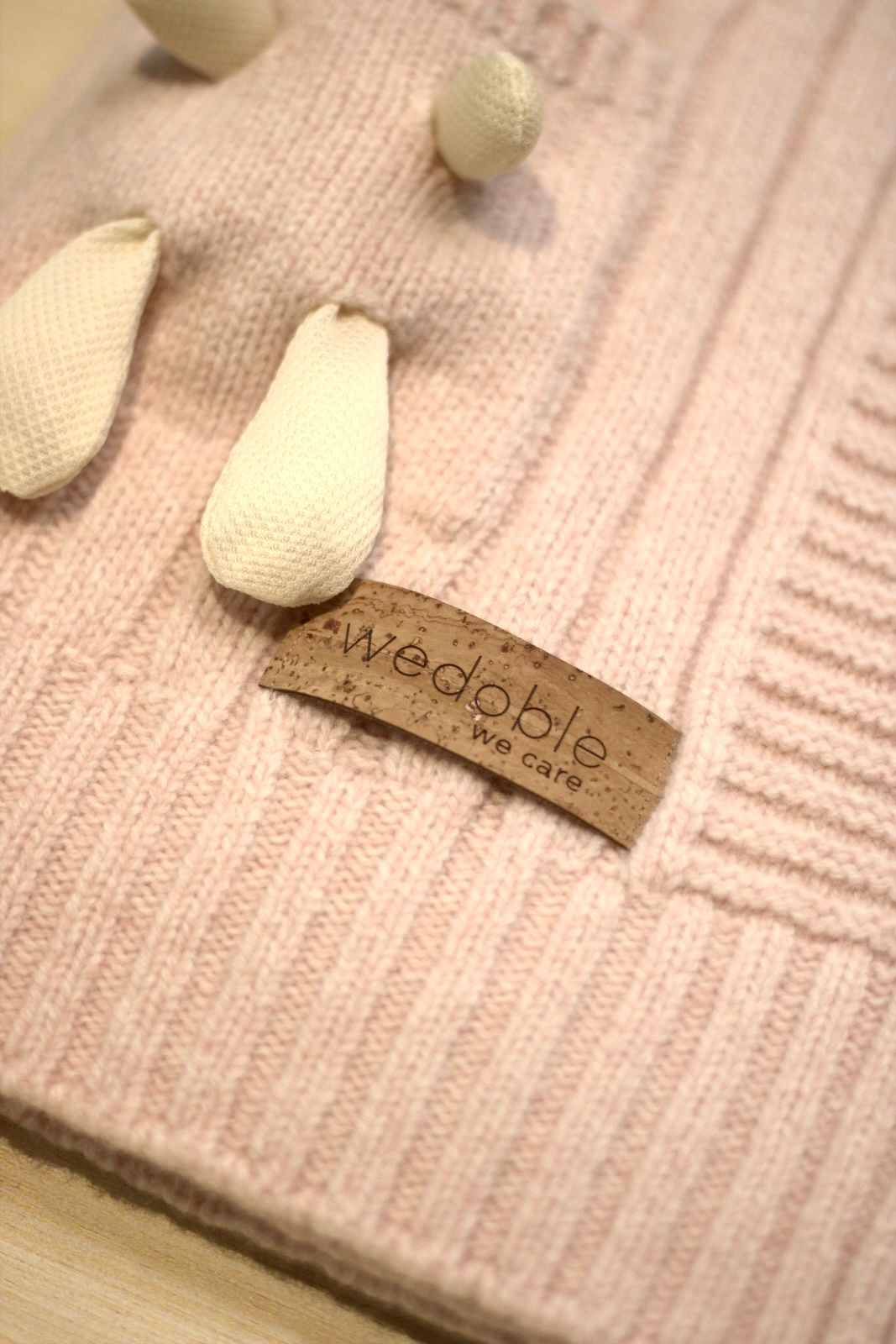 Copertina coniglietto rosa - wedoble