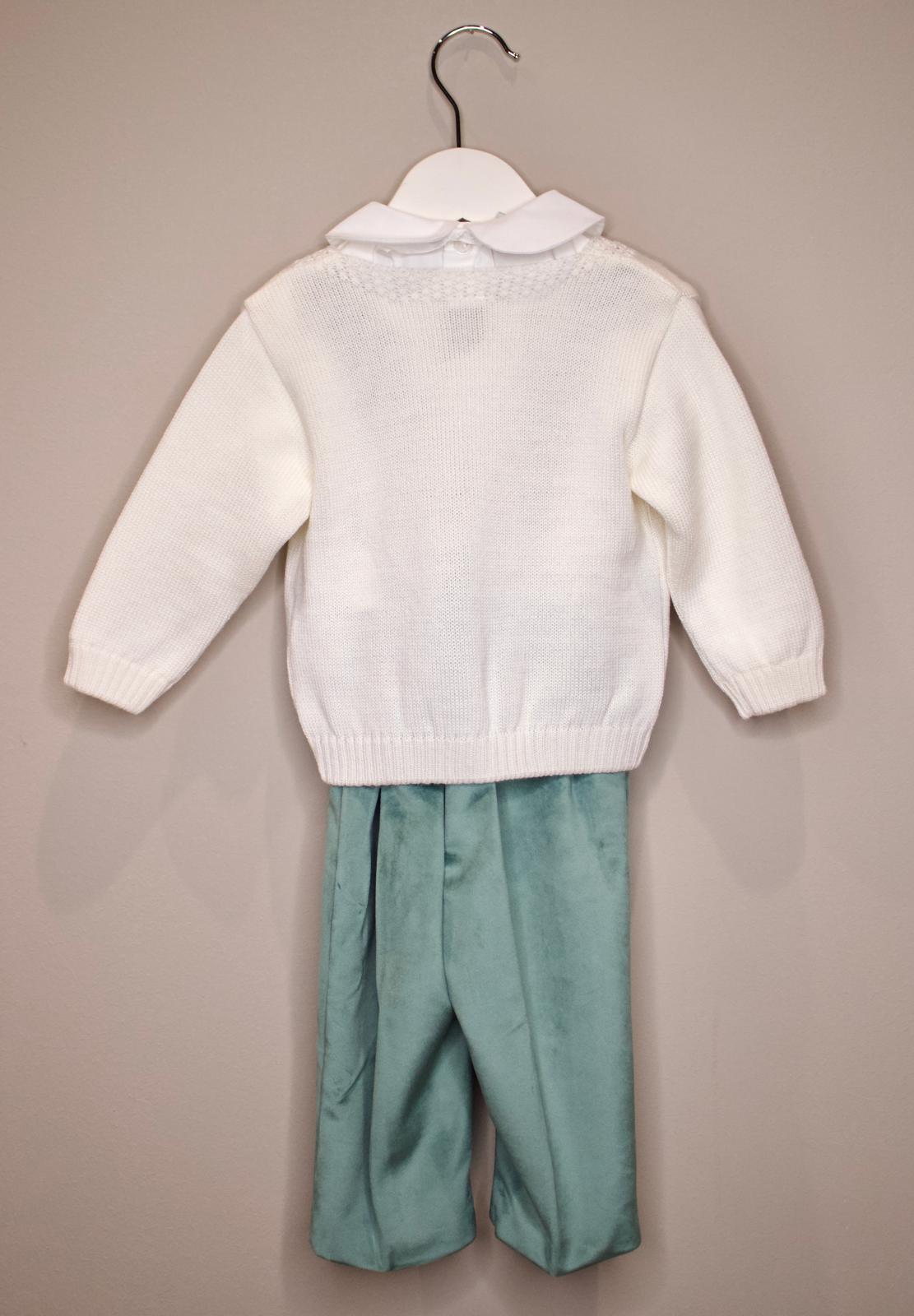 Completo da Cerimonia 4 Pezzi Verde - Marlù