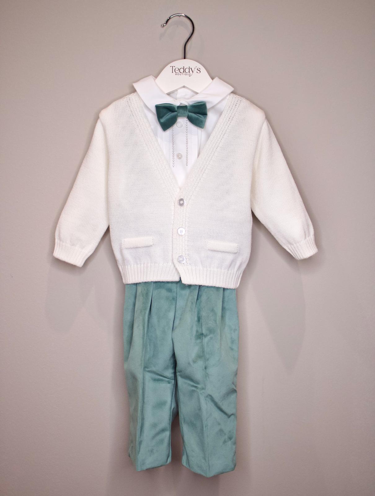 Completo da Cerimonia 4 Pezzi Verde - Marlù