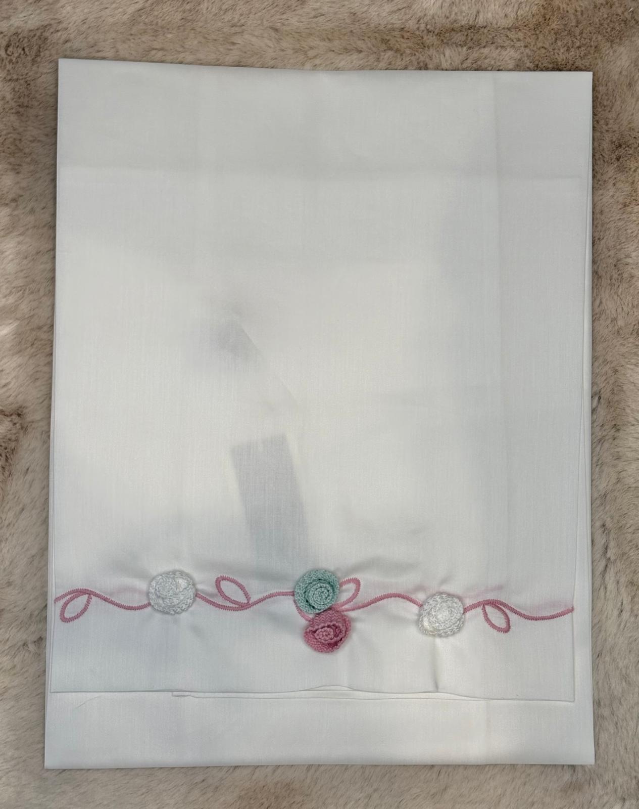 Lenzuolino Set 3Pz con roselline - Marlù