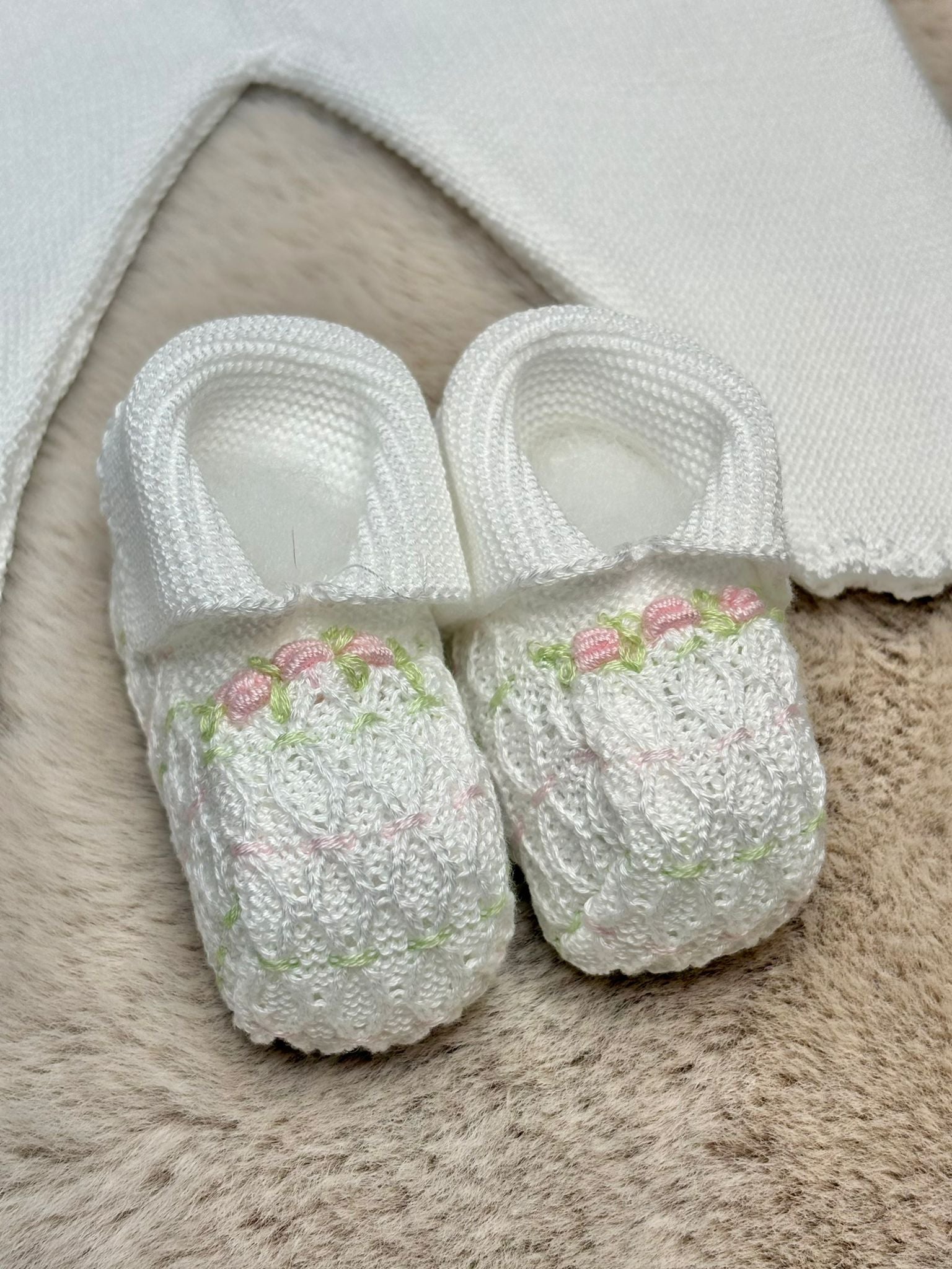 Completo 4Pz con ricamo roselline - Marlù