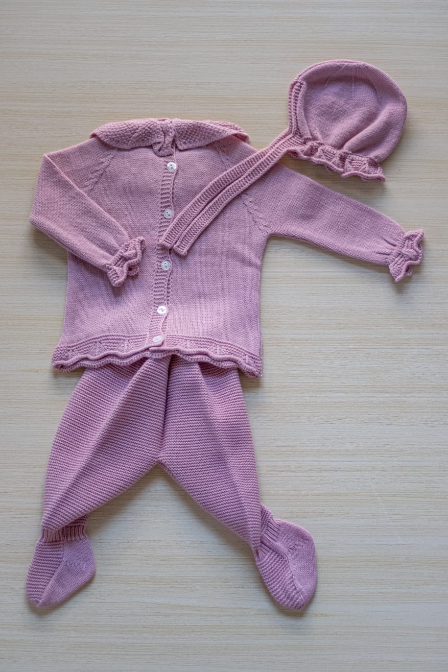 Completino 3 pezzi rosa - Juliana
