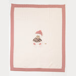 Coperta neonata lana vergine 100% natural - Marlù