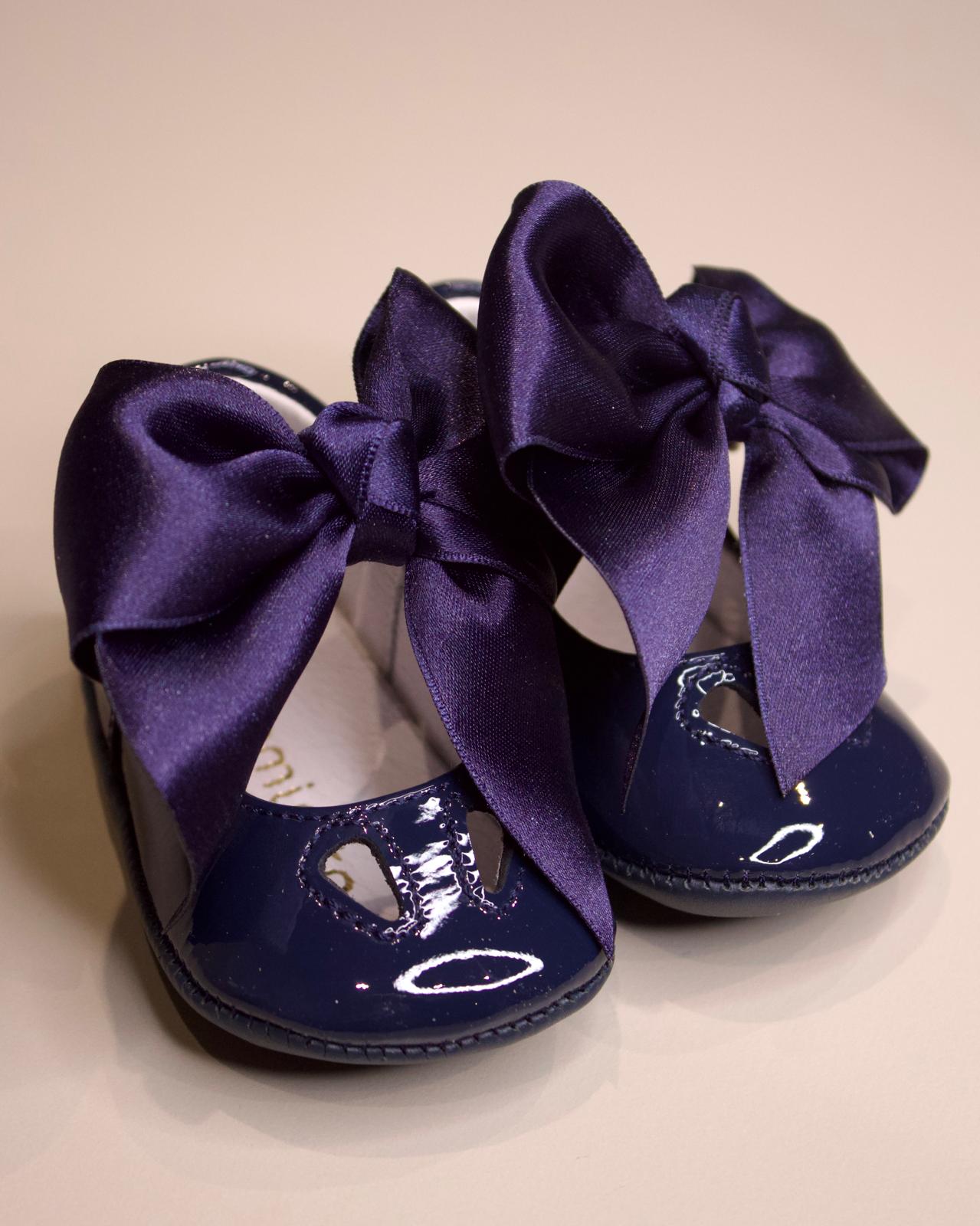 Scarpette Blu con Fiocco - Caminito