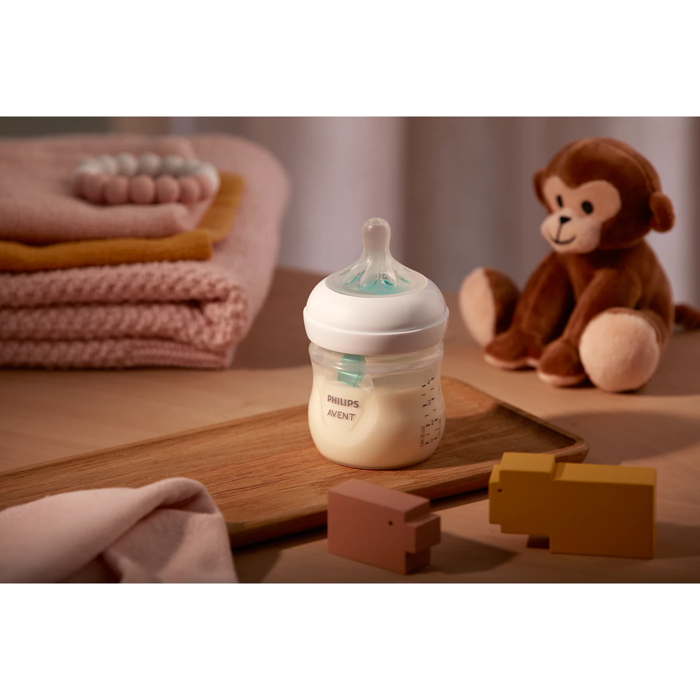 Biberon con valvola Airfree 125ml, Tettarella 0m+ - Philips Avent