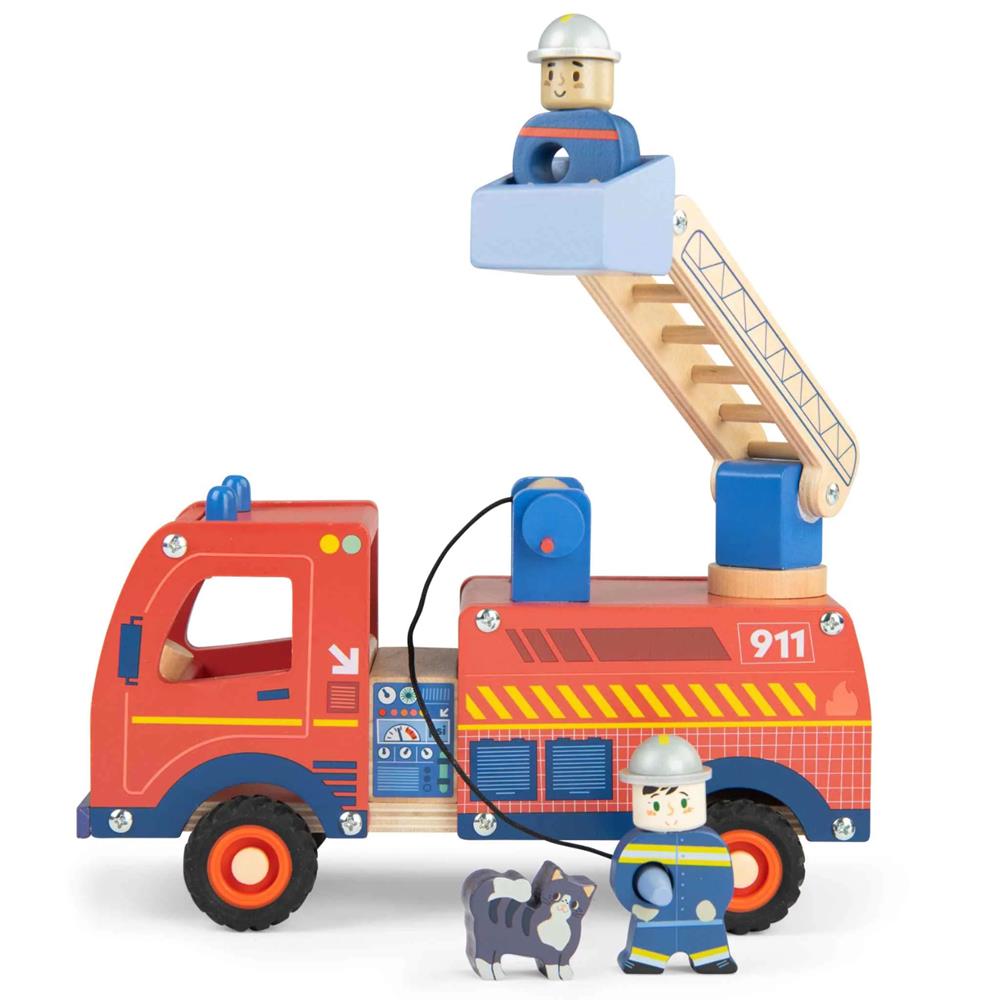 Camion dei Pompieri in Legno - Moulin Roty