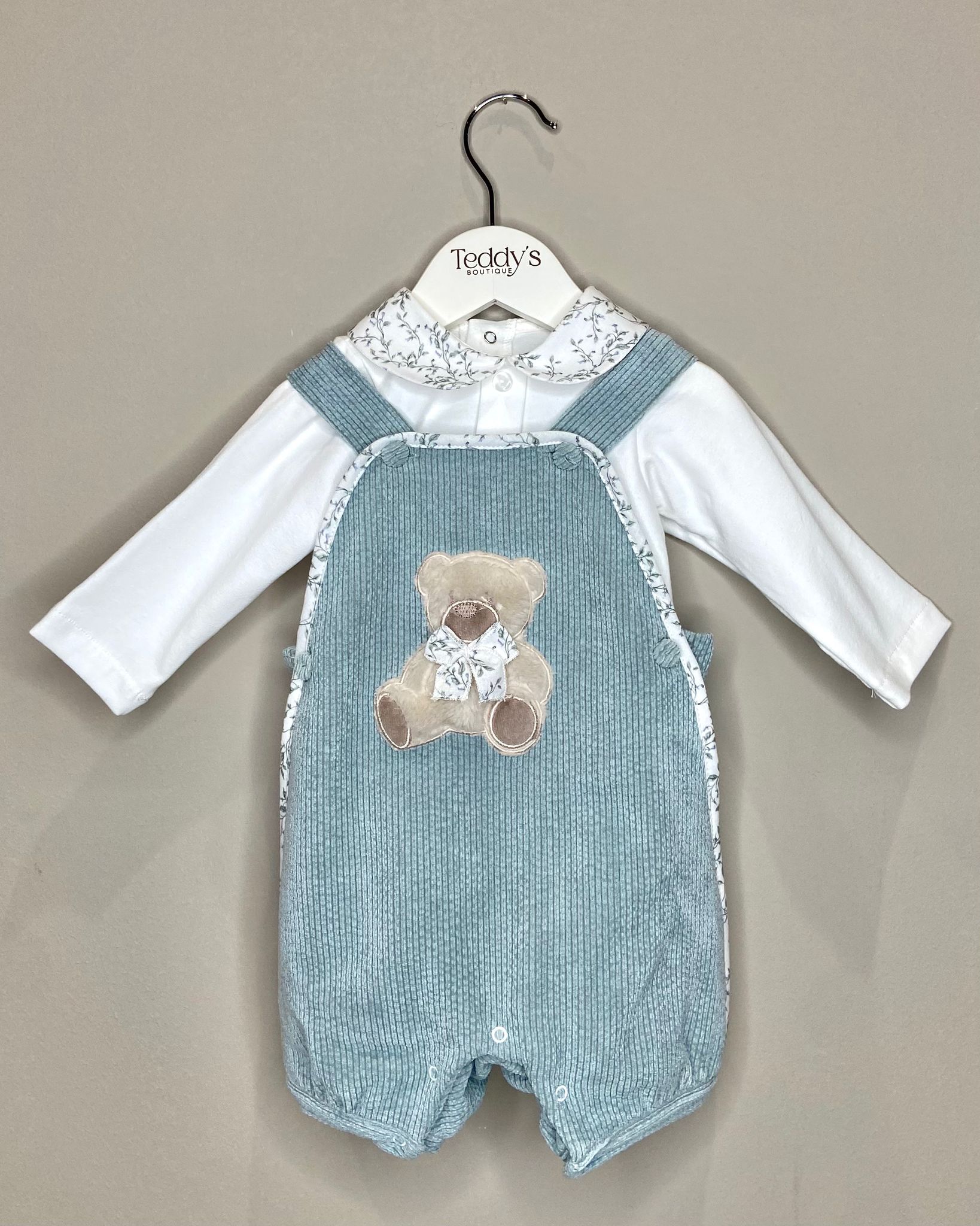 Pagliaccetto Salopette Orsetto - La Sartoria Dei Piccoli