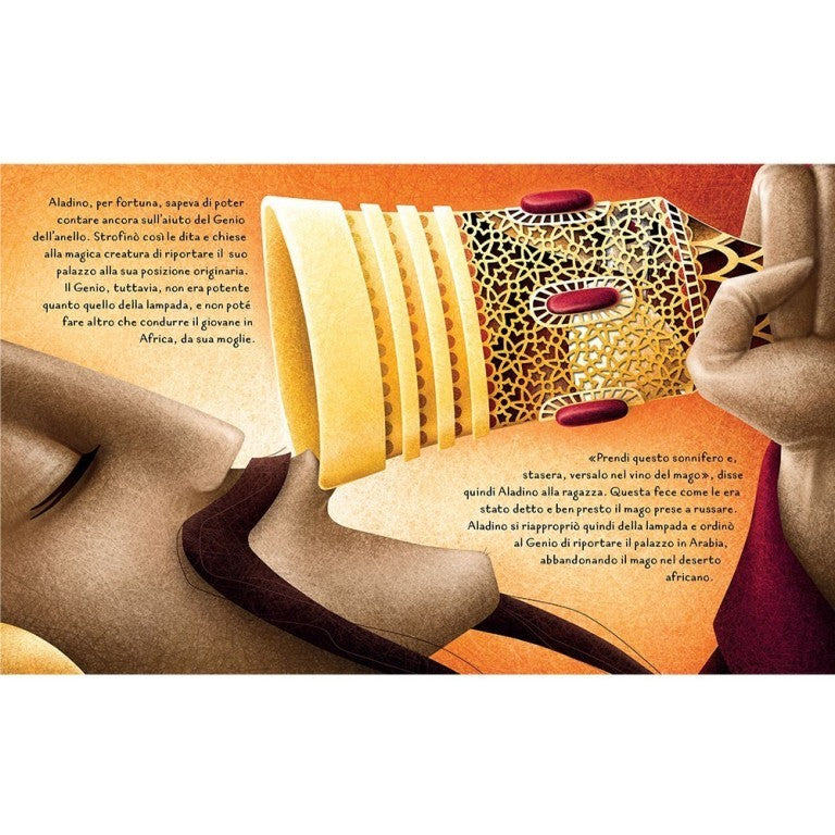 Libro "Aladino e la lampada meravigliosa" - Sassi