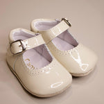 Scarpette Crema con Cinturino Regolabile - Caminito