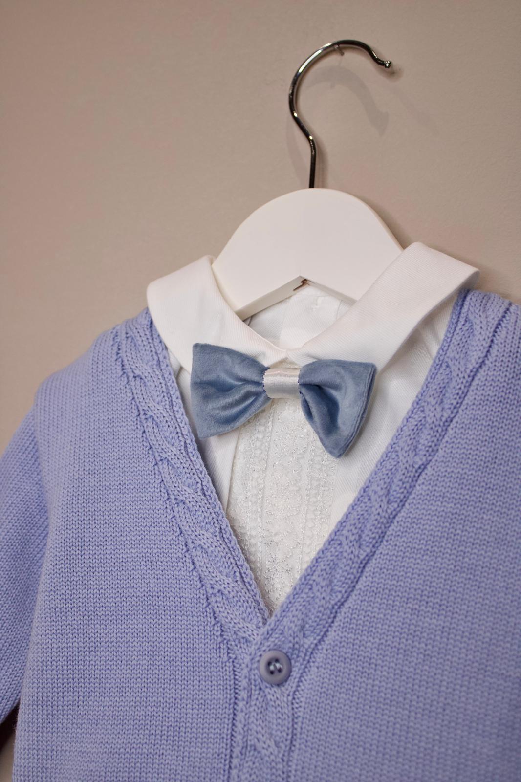 Completo da Cerimonia 4 Pezzi Azzurro - Marlù