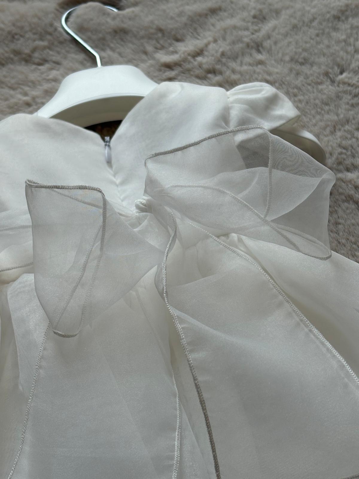 Vestitino Cerimonia in tulle con fiore - PURE Firenze