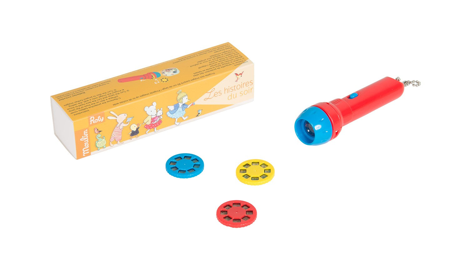 Lampada proietta favole "La Grande Famiglia" - Moulin Roty