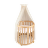 Baldacchino in tulle per lettino + supporto incluso - Champagne - Waldin