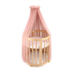 Baldacchino in tulle per lettino + supporto incluso - Rosa - Waldin