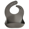 Bavetta in silicone Mushie — Dove Grey