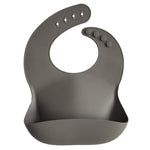Bavetta in silicone Mushie — Dove Grey