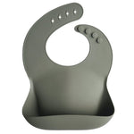 Bavetta in silicone Mushie — Silver Sage
