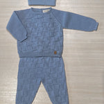 Completo 3 pezzi celeste - wedoble