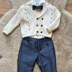 Completo Cerimonia 4Pz col blu - La Sartoria dei Piccoli