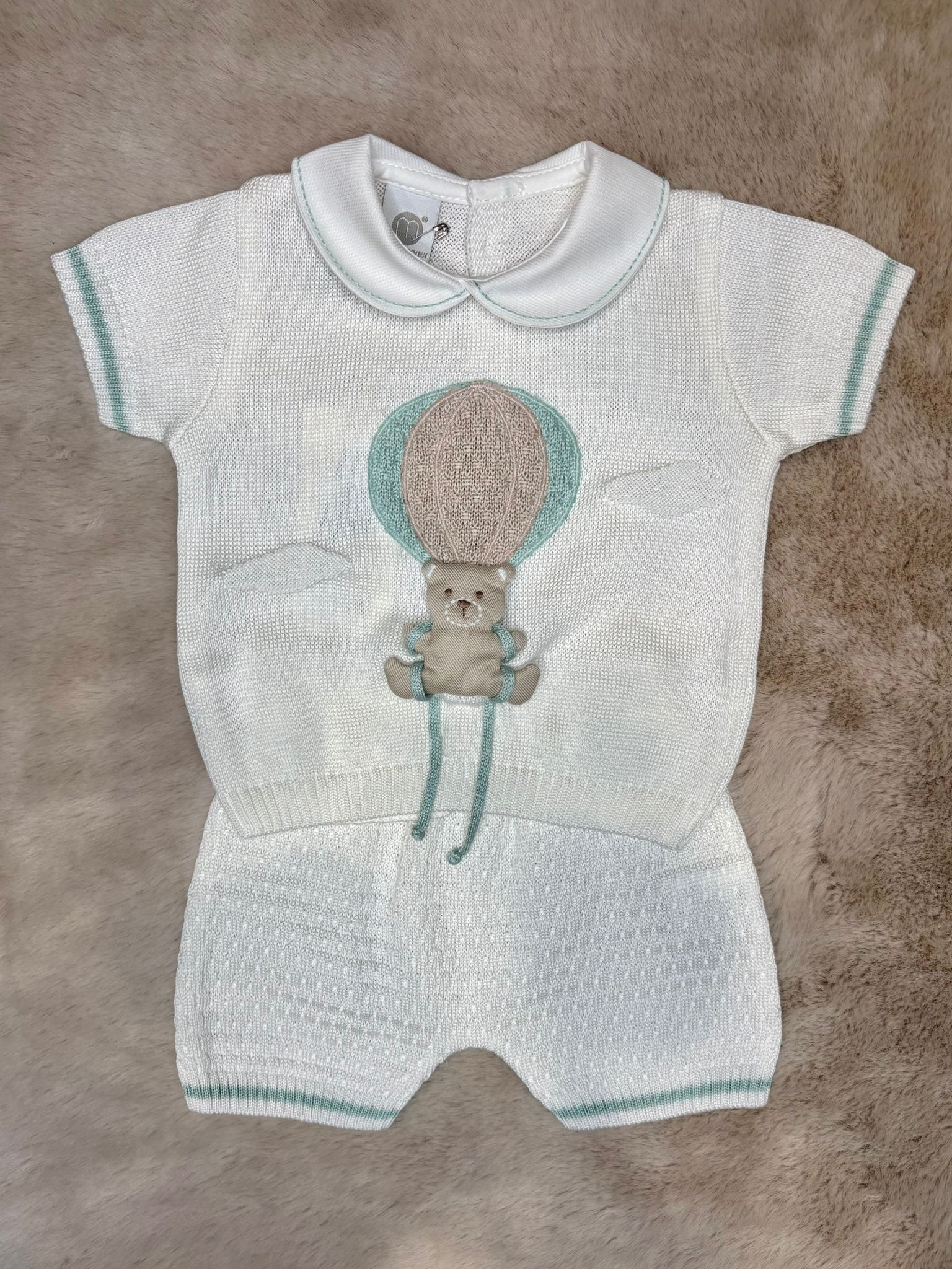 Completo in filo 2Pz tema "Mongolfiera" - Marlù