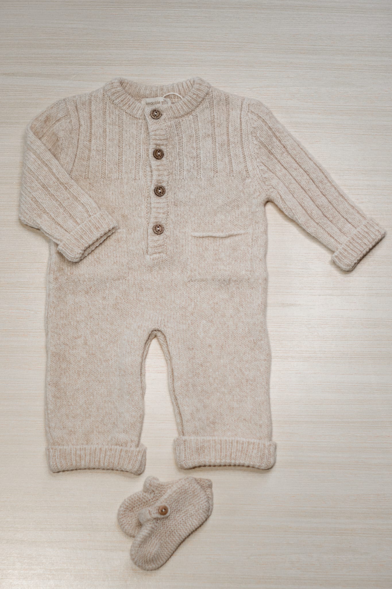 Completo con scarpine beige - wedoble