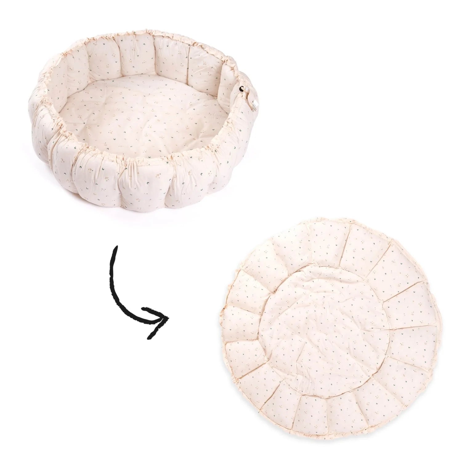 Bloom Moon organic babymat - Play&Go