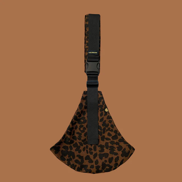 Marsupio Per Neonato Con Stampa Leopardata Marrone - Wildride