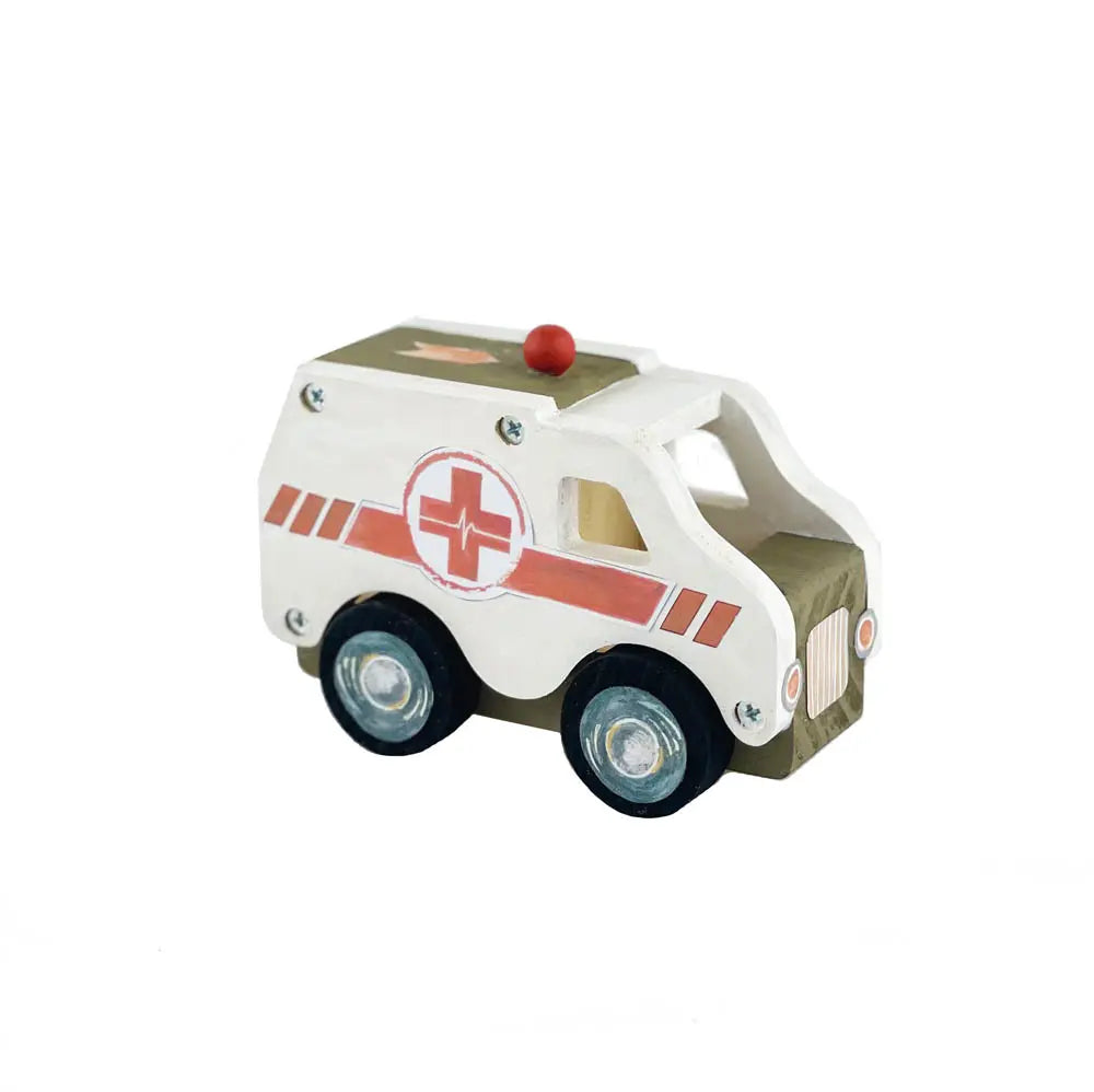 Ambulanza in legno fai da te - Egmont Toys