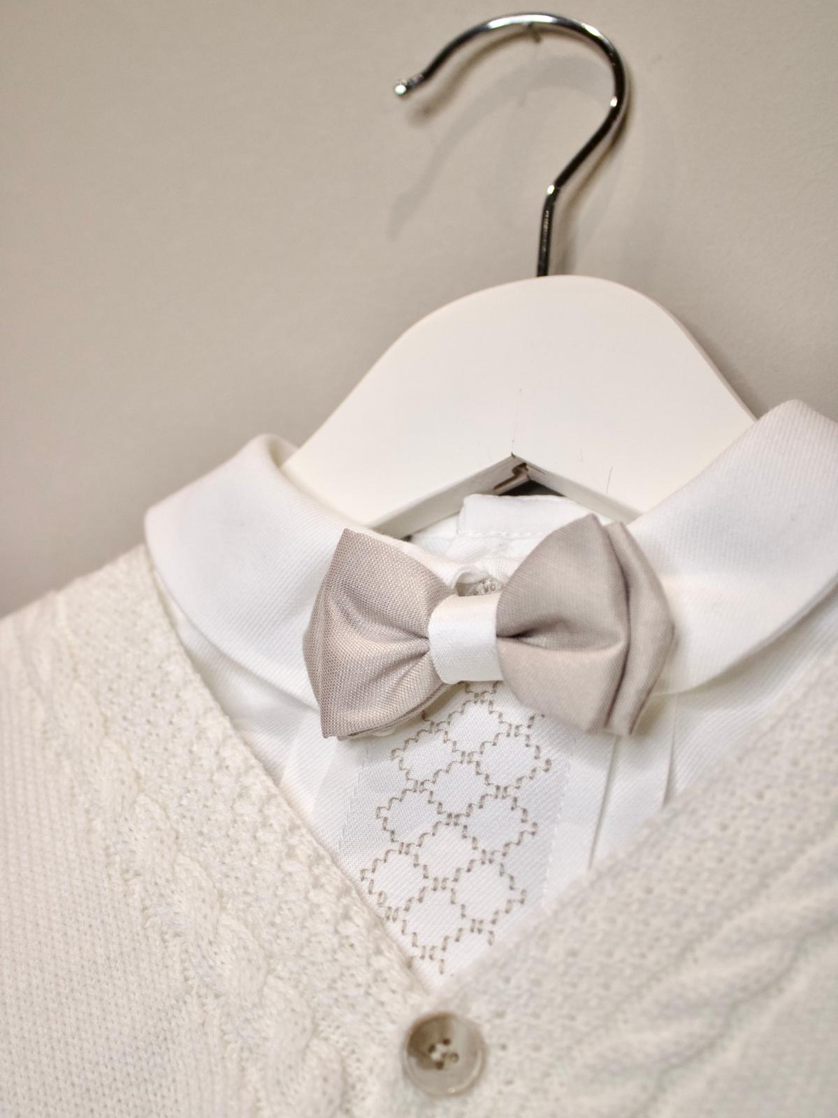 Completo da Cerimonia 4 Pezzi Tortora - Marlù