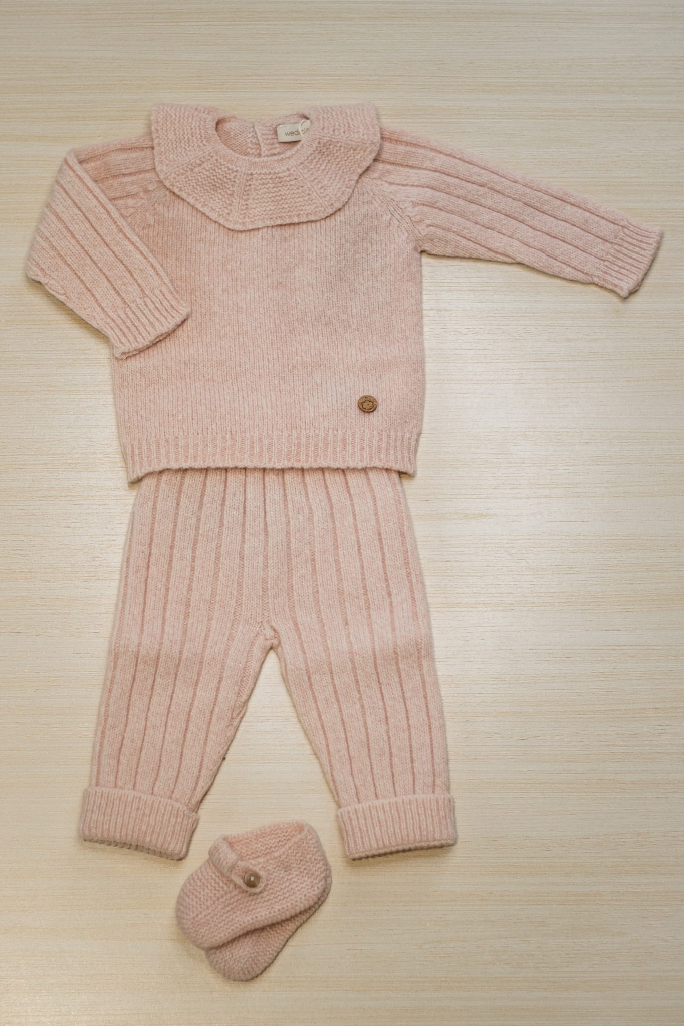 Completo con scarpine rosa - wedoble