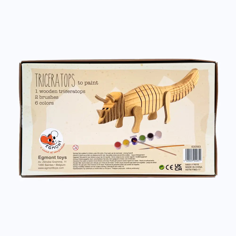 Triceratopo da dipingere - Egmont Toys