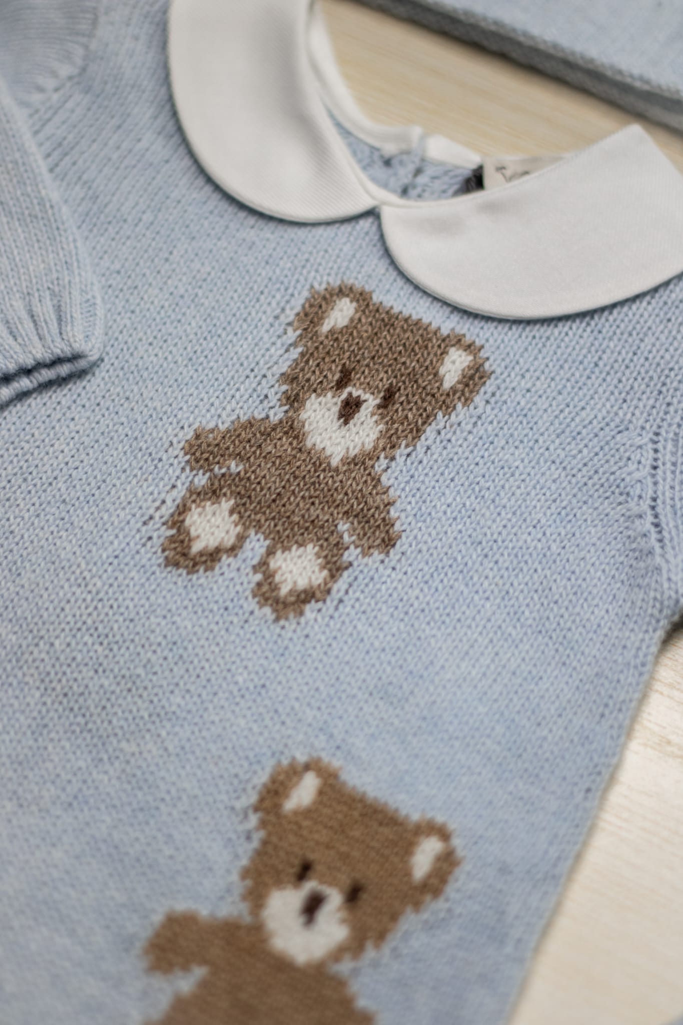 Completo Azzurro Prima Nascita 3 Pezzi - Jo Milano