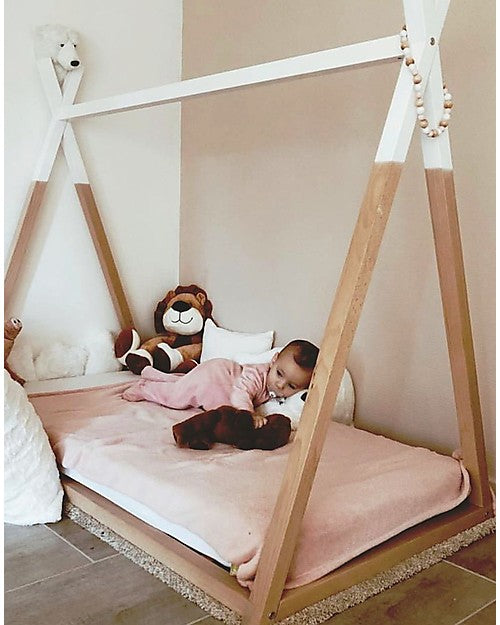 Struttura Letto Tipi, Legno di Faggio Massello