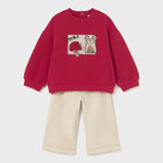 Completo pantalone e maglione neonata - Mayoral